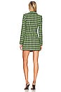 view 3 of 4 Avanti Blazer Dress in Electric Green Tweed