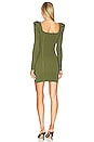 view 3 of 3 Elmore Mini Dress in Army Green