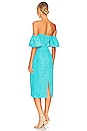 view 3 of 3 Penelope Midi Dress in Tahitian Blue