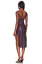 view 3 of 3 ISSA ドレス in Deep Plum