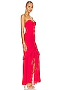 view 2 of 4 Giules Gown in Cherry Red