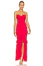 view 4 of 4 Giules Gown in Cherry Red