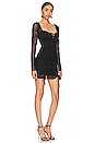 view 2 of 3 Sienna Lace Mini Dress in Black