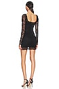 view 3 of 3 Sienna Lace Mini Dress in Black