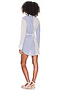 view 3 of 4 Aruba Shirt Dress in Blue & White Stripe