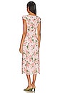 view 3 of 3 Chrishelle Midi Dress in Pink & Green