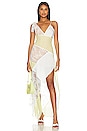 view 1 of 4 Janis Maxi Dress in Ivory & Pale Yellow