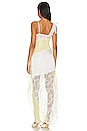 view 3 of 4 Janis Maxi Dress in Ivory & Pale Yellow