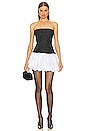 view 1 of 4 x Bridget Juliette Mini Dress in black & white