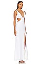 view 2 of 3 Matteson Gown in White