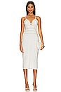 view 1 of 3 VESTIDO MIDI KARISELLE in White