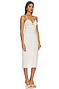 view 2 of 3 Kariselle Midi Dress in White