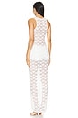 view 3 of 4 Alexa Sheer Maxi Dress in White