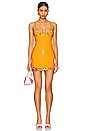 view 1 of 3 Cal Embellished Mini Dress in Sherbert Orange