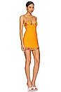 view 2 of 3 Cal Embellished Mini Dress in Sherbert Orange