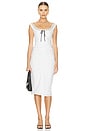view 1 of 4 Carmen Midi Dress in White