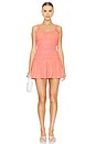 view 1 of 3 Vanna Mini Dress in Coral