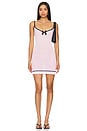 view 1 of 4 Alessie Mini Dress in Light Baby Pink