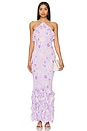 view 1 of 3 Tiziana Gown in Purple Multi