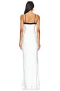 view 3 of 3 Veronica Gown in Ivory & Black
