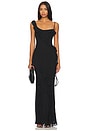 view 1 of 3 Teagan Gown in Black