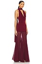 view 3 of 4 Vesper Gown in Oxblood