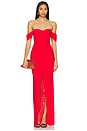 view 1 of 4 SIMONE ガウン in Cherry Red