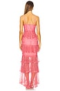 view 3 of 3 Zelda Fitz Gown in Passionfruit Pink