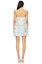 view 3 of 4 Carmella Mini Dress in Baby Blue Toile
