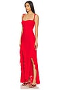 view 3 of 4 Charrisse Gown in Cherry Red