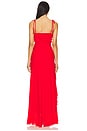view 4 of 4 Charrisse Gown in Cherry Red