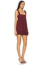 view 2 of 3 Chandra Mini Dress in Oxblood