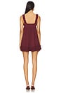 view 3 of 3 Chandra Mini Dress in Oxblood