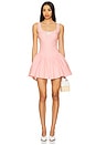 view 1 of 4 Cynthia Mini Dress in Pink & White Stripe