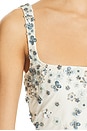 view 4 of 4 Zaly Embellished Dress in White & Blue