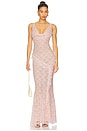 view 1 of 4 Camille Gown in Baby Pink