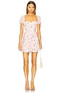 view 1 of 3 Priscilla Mini Dress in Vintage Pink & Ivory