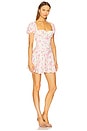 view 2 of 3 Priscilla Mini Dress in Vintage Pink & Ivory