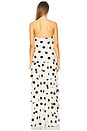 view 3 of 3 Brandin Gown in Cream & Black Dot
