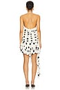 view 3 of 3 Brandi Mini Dress in Cream & Black Dot