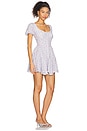 view 2 of 3 Calissa Mini Dress in Blue & Pink Multi