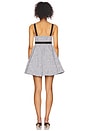 view 3 of 4 Micah Mini Dress in Black & White Gingham