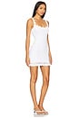 view 2 of 3 Zahra Hand Crochet Rosette Mini Dress in Ivory