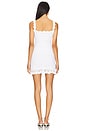 view 3 of 3 Zahra Hand Crochet Rosette Mini Dress in Ivory
