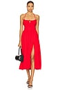 view 1 of 4 Summer Midi Dress in Cherry Red