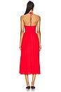 view 3 of 4 Summer Midi Dress in Cherry Red