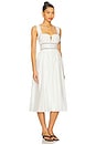 view 2 of 3 Dora Midi Dress in White