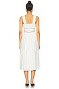 view 3 of 3 Dora Midi Dress in White