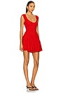 view 2 of 3 Summer Mini Dress in Cherry Red