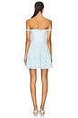 view 3 of 4 Cassia Mini Dress in Baby Blue